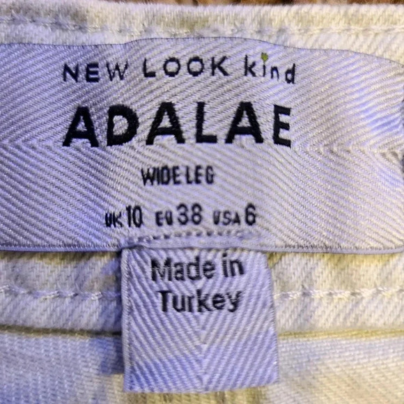 Adalae New Look Kind Wide Leg off white jean - Picture 5 of 6